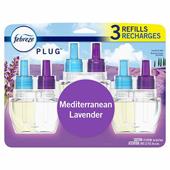 Febreze Plug Air Freshener, Mediterranean Lavender, Oil Refill