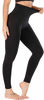 Picture of RUNNING GIRL 5 inches High Waist Yoga Leggings, Compression Workout Leggings for Women Yoga Pants Tummy Control(CK2392 Black.L)