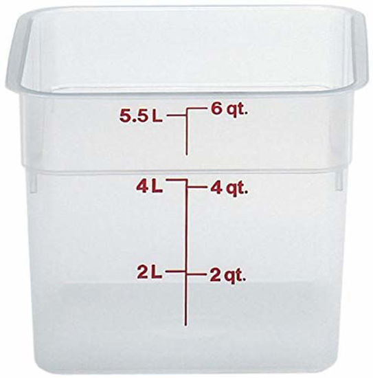 Picture of Cambro 6SFSPP190 CamSquare Storage Container, Translucent, 6 qt.