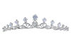 Picture of Elegant Rhodium Plated CZ Crystal Celtic Bridal Tiara Crown T1268