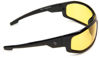 Picture of Bobster AXL Wrap Sunglasses, Black Frame/Yellow Anti-fog Lens