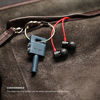 Picture of elago Keyring Headphone Splitter for iPhone, iPad, iPod, Galaxy and Any Portable Device with 3.5mm (Jean Indigo)