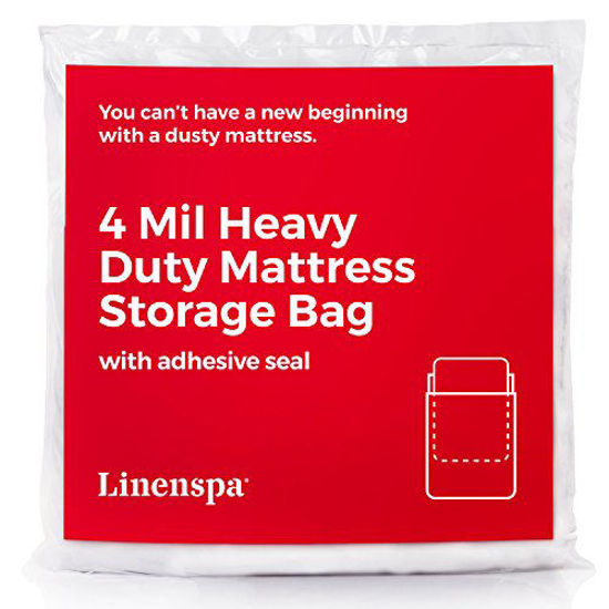 Picture of Linenspa Heavy Mattress Storage Bag with Double Adhesive Closure, King, Heavier-Duty