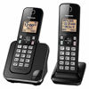 Picture of Panasonic Expandable Cordless Phone System with Amber Backlit Display - 2 Handsets - KX-TGC352B (Black)