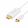 Picture of USBC to HDMI Cable 6FT, CableCreation USB Type C to HDMI 4K Cable Adapter, Compatible with MacBook Pro 2020/2019, Mac Mini, iMac 2017, Chromebook Pixel, XPS 13, Galaxy S20/S10, 1.8M White