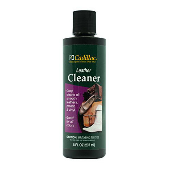 Picture of Cadillac Leather Cleaner - Great for Shoes, Boots, Handbags, Car Upholstery, Furniture- Removes Surface Dirt, Grime, Salt and More From Finished Leathers