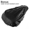 Picture of Zacro Gel Bike Seat Cover- BS031 Extra Soft Gel Bicycle Seat - Bike Saddle Cushion with Water&Dust Resistant Cover (Black)