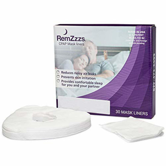 Picture of RemZzzs Full Face Cpap Mask Liners (K3-FL) - Reduce Noisy Air Leaks and Painful Blisters - Cpap Supplies and Accessories - Compatible with Resmed Respironics DeVilbiss