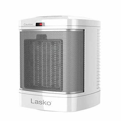 Picture of Lasko CD08200 Small Portable Ceramic Space Heater for Bathroom and Indoor Home Use, White