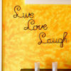 Picture of Live Love Laugh Set 3 Wall Mount Metal Wall Word Sculpture, Wall Decor By Super Z Outlet