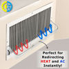 Picture of Home Intuition Adjustable Magnetic Heat and Air Deflector for Vents, Sidewall, and Ceiling Registers, 2 Pack