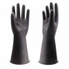 Picture of UXglove Chemical Resistant Gloves, Work Heavy Duty Industrial Rubber Gloves,12.2",Black 1 Pair Size Medium