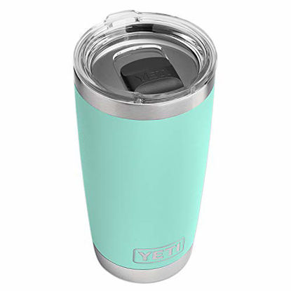 Picture of YETI Rambler 20 oz Tumbler, Stainless Steel, Vacuum Insulated with MagSlider Lid, Seafoam