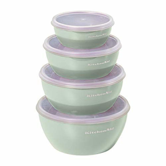 Picture of KitchenAid Prep Bowls with Lids, Set of 4, Pistachio