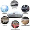 Picture of SEAZEN Car Cover 6 Layers, Waterproof SUV Car Cover with Zipper Door, Snowproof/UV Protection/Windproof, Universal Car Covers Breathable Fabric with Cotton (Length Up to 175")