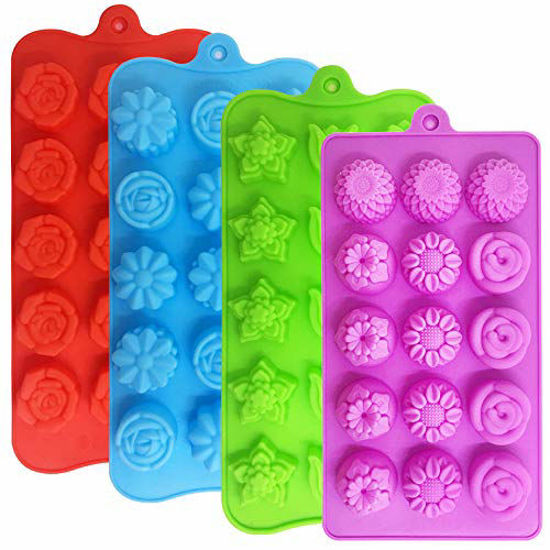 Pack 2,ice-cube Tray, Ice Mold,make 8 Cute Flower Shape Ice