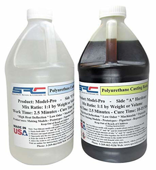 Specialty Resin & Chemical Fabri-Cast 50 [10-Gallon Kit] | 2-Part  Polyurethane Casting Resin for Models, Figurines, and Sculptures | Beginner  Liquid