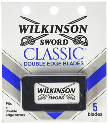 Picture of Schick Wilkinson Sword Double Edge Razor Blade Refills for Men, 5 Count