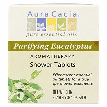 Picture of Aura Cacia Purifying Eucalyptus Aromatherapy Shower Tablets