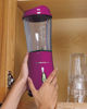 Picture of Hamilton Beach Personal Blender for Shakes and Smoothies with 14 Oz Travel Cup and Lid, Raspberry (51131)
