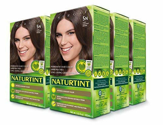 Picture of Naturtint Permanent Hair Color 5N Light Chestnut Brown (Pack of 6), Ammonia Free, Vegan, Cruelty Free, up to 100% Gray Coverage, Long Lasting Results