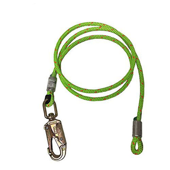 Picture of ROPE Logic 1/2" x 10' Wire Core Swivel Snap green Flipline, Orange (21486)