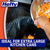 Picture of Hefty Strong Large Trash Bags, 30 Gal, Black, 56Ct