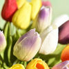 Picture of Mandy's 28pcs Multicolor Artificial Latex Tulips for Party Home Wedding Decoration