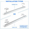 Picture of LED Under Cabinet Lighting, Under Counter Lighting with 33 LEDs and Touch Activated Plug-in LED Light Bar for Kitchen, Cupboard, Shelf, Closet (Cold Light 6000K)