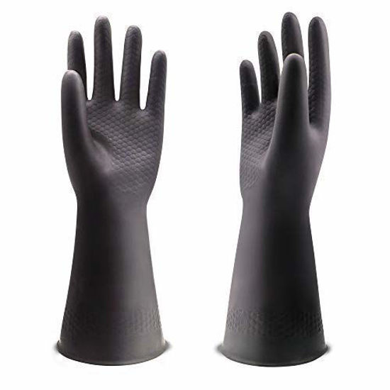 heavy duty latex work gloves