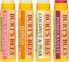 Picture of Burt's Bees 100% Natural Moisturizing Lip Balm, Superfruit - Pink Grapefruit, Mango, Coconut & Pear, Pomegranate - 4 Tubes