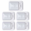 Picture of Leisure LED 5 Pack 12V RV Ceiling Dome Light RV Interior Lighting for Trailer Camper with Switch, Single Dome Frosted Lens 300LM (Frosted Lens Natural White 4000-4500K, 5-Pack)