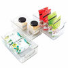 Picture of iDesign Plastic Storage Handles for Kitchen, Fridge, Freezer, Pantry, and Cabinet Organization, BPA-Free, Bin Set