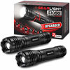 Picture of GearLight LED Flashlights S1050 [2 Pack] - Powerful High Lumens Zoomable Tactical Flashlight - Bright Small Flash Light for Camping Accessories, Emergency Gear