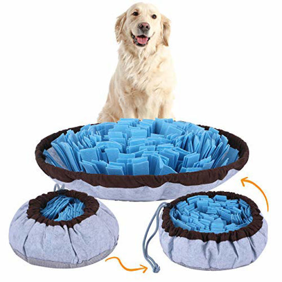 PET ARENA Adjustable Snuffle Foraging mat, Dog Mental Puzzle Interactive  Stimulation Toys for Smell Training and Slow Eating, Stress Relief for