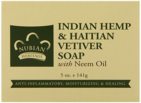 Picture of NUBIAN HERITAGE BAR SOAP,INDIAN HEMP, 5 OZ(Single pack)