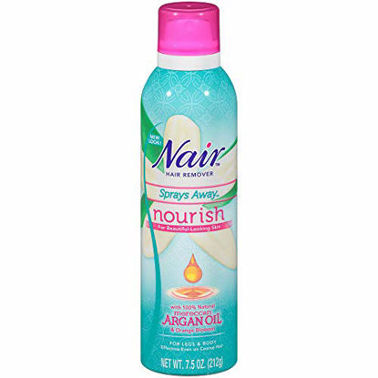 Picture of Nair Hair Remover Nourish Sprays Away Moroccan Argan Oil, 7.5 oz.