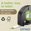 Picture of DYMO LetraTag Labeling Tape for LetraTag Label Makers, Black Print on White Paper Tape, 1/2'' W x 13' L, 2 Rolls (10697)