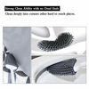 Picture of Asobeage Toilet Brush,Deep Cleaner Silicone Toilet Brushes with No-Slip Long Plastic Handle and Flexible Bristles, Silicone Toilet Brush with Quick Drying Holder Set for Bathroom ToiletWhite