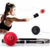 Picture of TEKXYZ Boxing Reflex Ball, 2 Difficulty Levels Boxing Ball with Headband, Softer Than Tennis Ball, Perfect for Reaction, Agility, Punching Speed, Fight Skill and Hand Eye Coordination Training