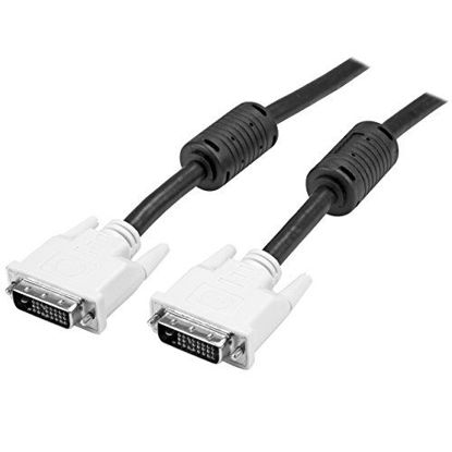 Picture of StarTech.com Dual Link DVI Cable - 3 ft - Male to Male - 2560x1600 - DVI-D Cable - Computer Monitor Cable - DVI Cord - Video Cable (DVIDDMM3)