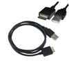 Picture of YICHUMY 2 Packs! Replacement USB Data Cable Cord for Sony Walkman Charger Cord NWZ-A15 NWZ-A17 MP3 Player Sony Walkman Charger NWZ S544 S545 Sony MP3 Player Charger Cord