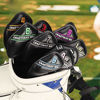 Picture of Craftsman Golf Left Handed 12pcs Black Synthetic Leather Golf Iron Head Covers Set Headcover with Colorful Number Embroideried,Easily get The Needed Iron for Callaway Ping Taylormade Cobra Etc.