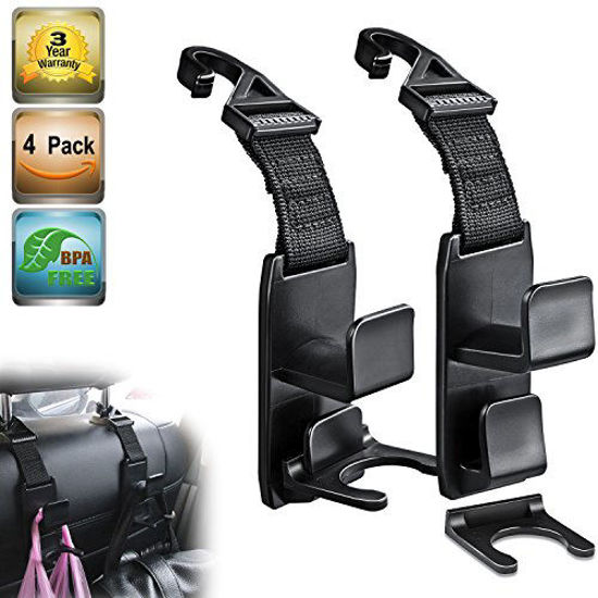 8PCS Car Seat Front Back Headrest Hooks Truck Coat Purse Bag Hanger Holder  | eBay