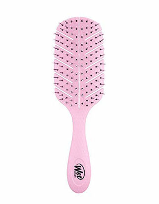 Picture of Wet Brush Go Green Detangler Hairbrush with Soft IntelliFlex Bristles, Detangler for All Hair Types - (Pale Pink)