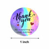 Picture of PPNZQAUT 500pcs Rainbow Holo Thank You Stickers 4 Designs 1" Thank You for Supporting My Small Business Stickers Holographic Thank You Business Stickers Roll Small Thank You Labels for Business