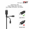 Picture of ZTHY Dell 45W USB-C Type C AC Adapter Charger Power Supply for Dell XPS 12 XPS 13 9360 9365 9370 9333 9380 7390 9310 2-in-1 Inspiron 14 7437 Latitude 7275 7370 5175 5285 5290-2in1 Laptop LA45NM150