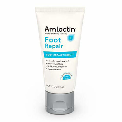 Picture of AmLactin Foot Repair Foot Cream Therapy, 3 Ounce Tube, AHA Cream