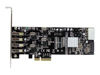 Picture of StarTech.com PEXUSB3S44V 4-Port Quad Bus PCI Express (PCIe) SuperSpeed USB 3.0 Card Adapter with UASP - SATA/LP4 Power