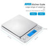 Picture of AMIR Digital Kitchen Scale Upgraded, 500g/0.01g Mini Pocket Jewelry Scale, Cooking Food Scale with Back-Lit LCD Display, 2 Trays, 6 Units, Auto Off, Tare, PCS Function, Stainless Steel